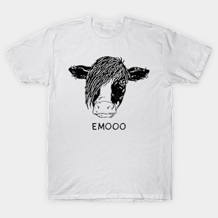 Emo Cow - black version T-Shirt